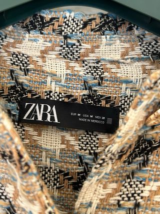 Chaqueta Zara Houndstooth