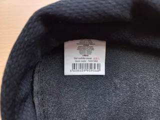 Cubresillín Btwin Confort Gel Negro