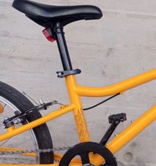 Bici infantil Decathlon 20 amarilla