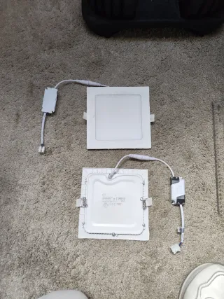 Plafones LED 12W 6000K empotrables