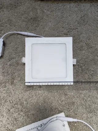 Plafones LED 12W 6000K empotrables