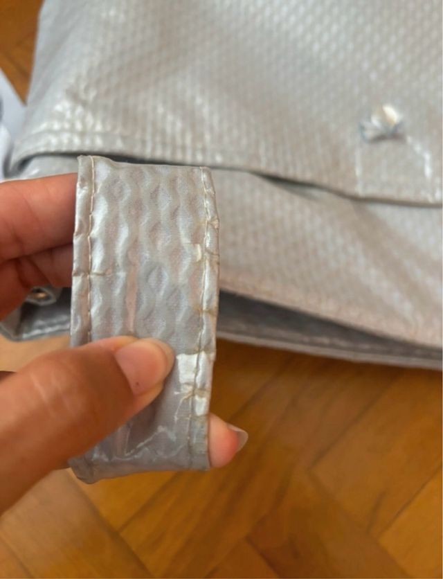 Conjunto Saco y Bolso Uzturre Gris