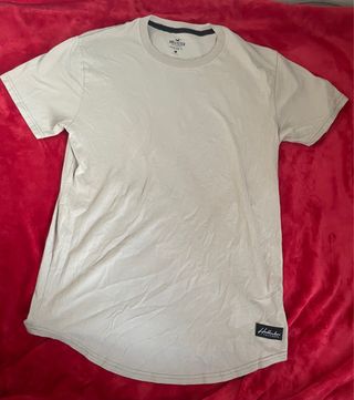 Camiseta Hollister Beige Talla M