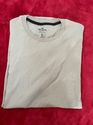 Camiseta Hollister Beige Talla M