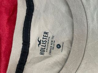 Camiseta Hollister Beige Talla M