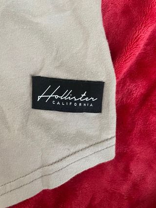 Camiseta Hollister Beige Talla M