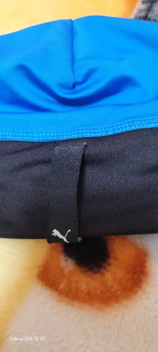 Gorro deportivo Puma niño azul y negro