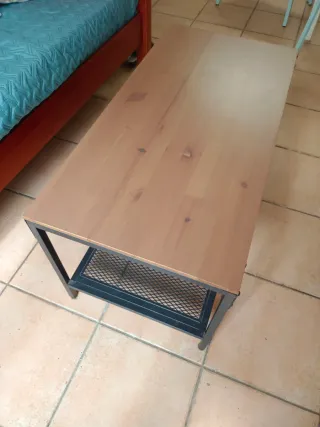 Mesa Centro Ikea Fjällbo Madeira/Metal