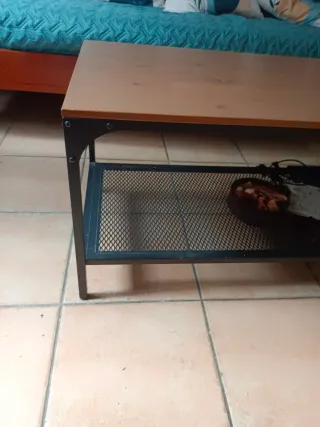 Mesa Centro Ikea Fjällbo Madeira/Metal