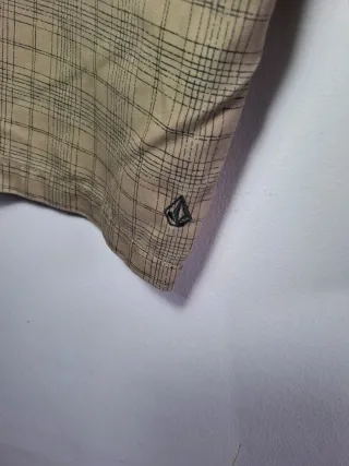 Volcom Pantalones Cortos Beige Cuadros