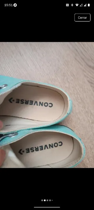 Converse bajas azul turquesa