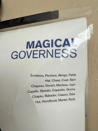 Disfraz Mary Poppins Magical Governess talla 10/11