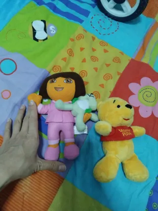 Lote Juguetes Dora y Winnie Pooh
