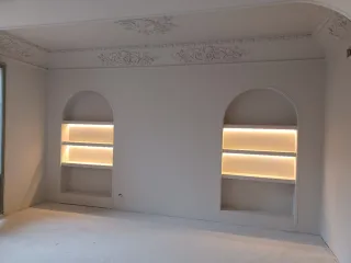 Se realizan trabajamos de pladur pasta pintura