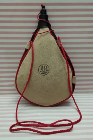 NUEVA! BOTA DE PIEL 1'5L DISEÑO TORO