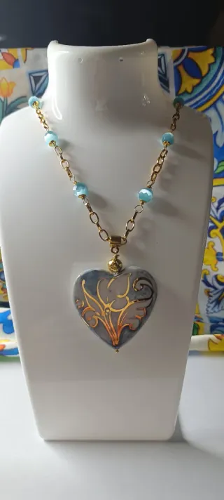Collana con ciondolo a cuore