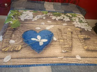 Trapunta/copriletto doubleface Biancaluna