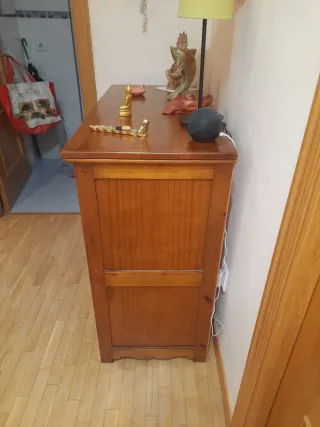 Recibidor madera maciza