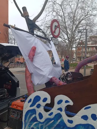 Carroza Barco Pirata Decoración