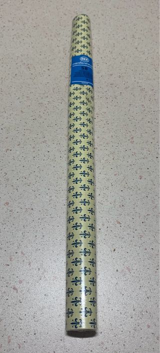 Rotolo carta decorata giglio REX