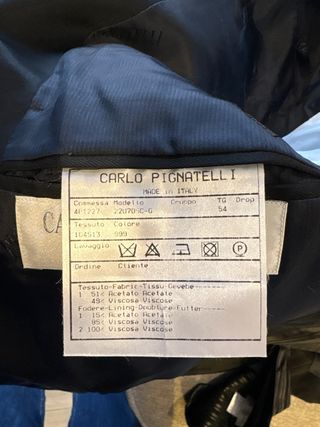 Traje de novio negro