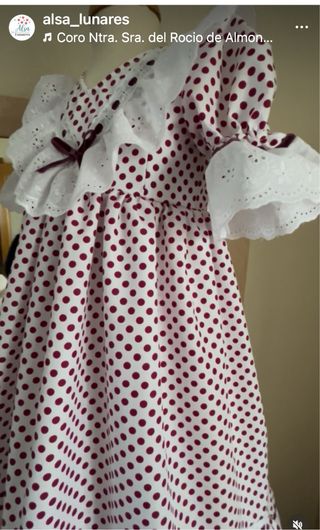 Traje Rociero Niña Talla 4 a estrenar.