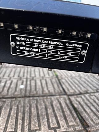 Patinete Smartgyro Rockway Negro