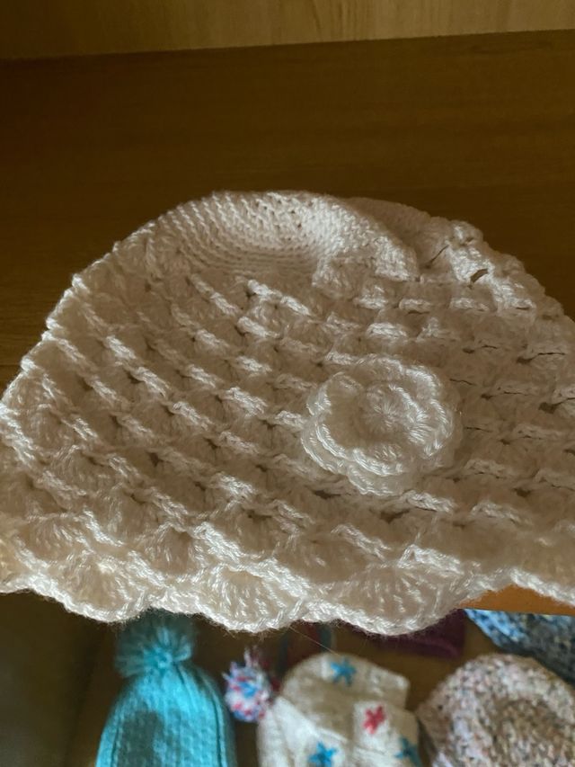 Gorros de lana para niña