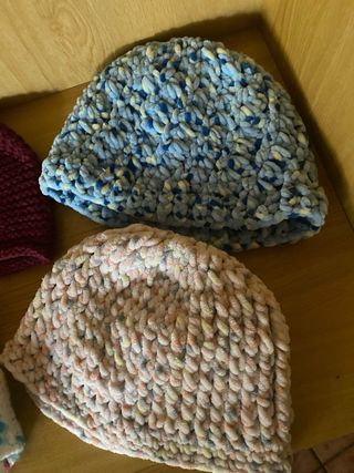 Gorros de lana para niña