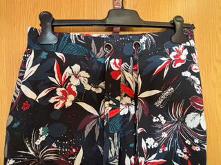 Pantalón palazzo estampado Mango