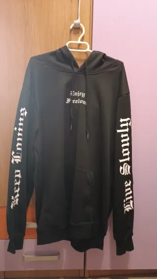 Sudadera Negra Hombre