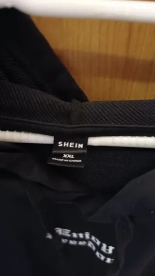 Sudadera Negra Hombre