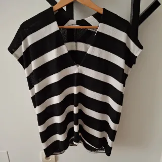 Lote 2 chalecos punto V-neck