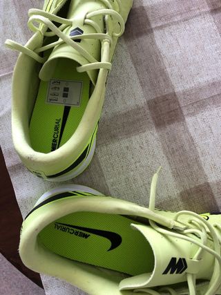 Bambas Futsal Nike Mercurial Verde Neón