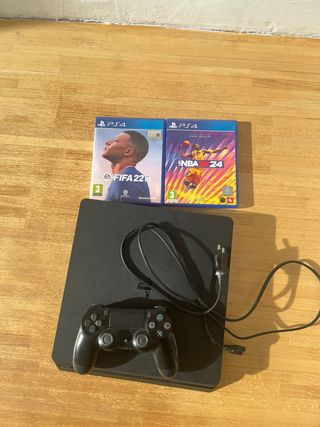 PS4 (PlayStation 4) + 2 Juegos+ 1 mando