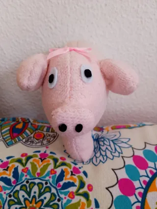 Peluche Cerdita Artesanal Rosa