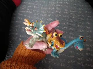 Set 4 Dinosauri Gosnell vintage