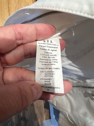 Chaqueta Blanco roto Purificacion García