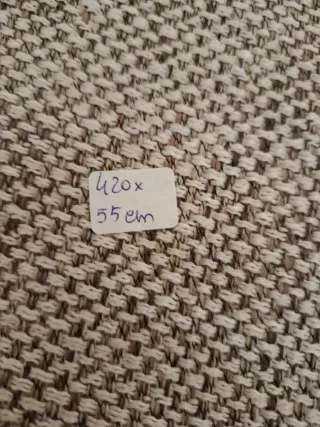 Tessuto per arredamento grigio e bianco