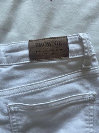 Pantalón Blanco Brownie T-36