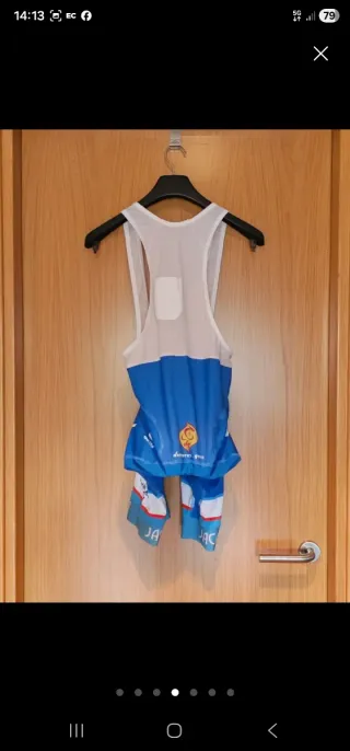 Conjunto maillot y culotte ciclismo para hombre