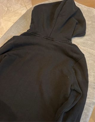 Felpa Adidas nera con logo Trefoil