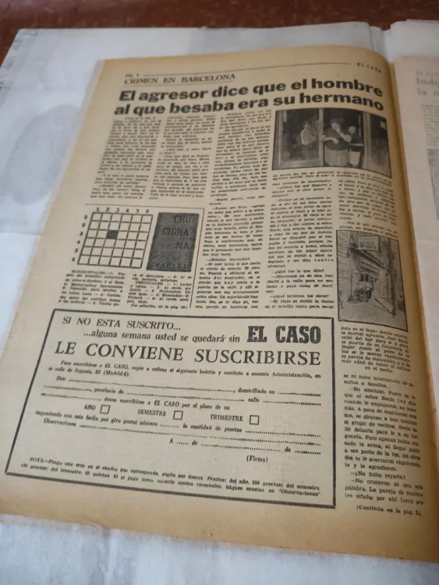 Periódico El Caso 16 Oct 1971 Restaurado
