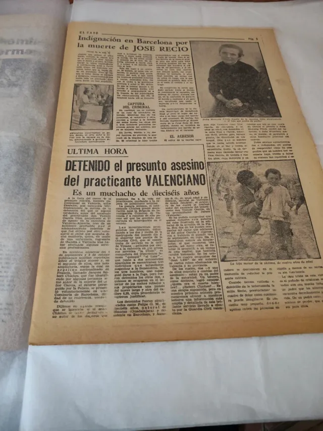 Periódico El Caso 16 Oct 1971 Restaurado