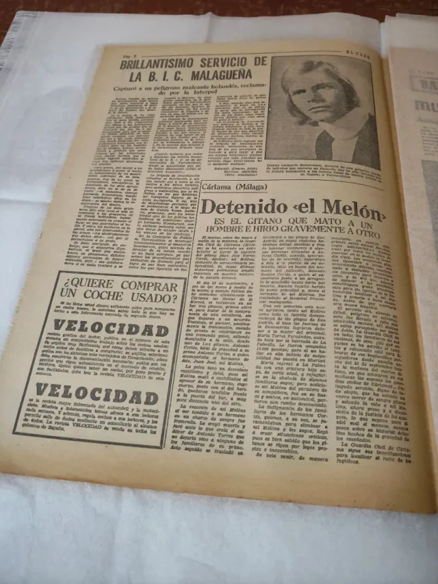 Periódico El Caso 16 Oct 1971 Restaurado