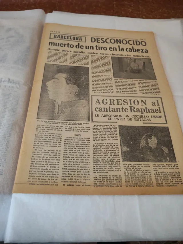 Periódico El Caso 16 Oct 1971 Restaurado