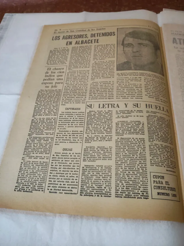Periódico El Caso 16 Oct 1971 Restaurado