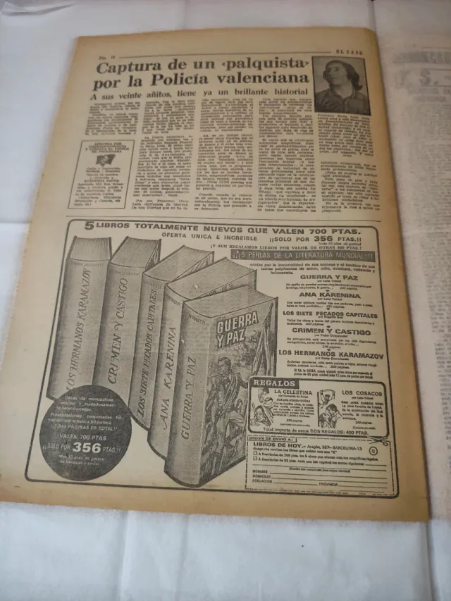 Periódico El Caso 16 Oct 1971 Restaurado