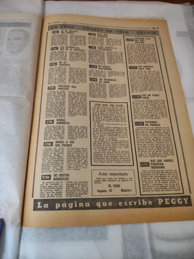 Periódico El Caso 16 Oct 1971 Restaurado