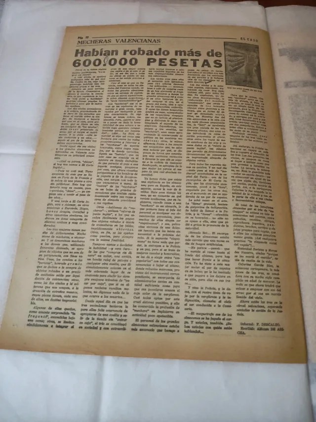 Periódico El Caso 16 Oct 1971 Restaurado